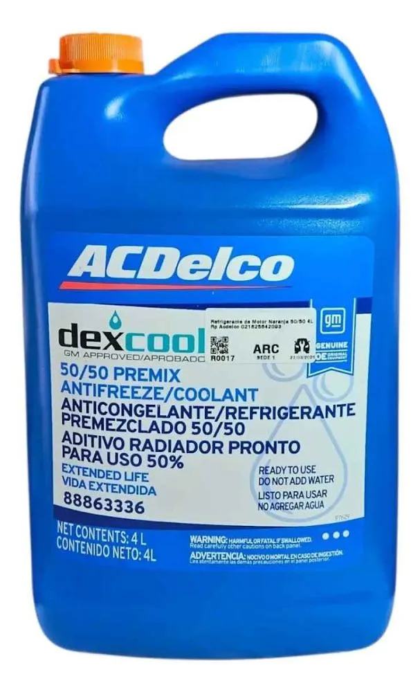 Refrigerante naranja ACDelco ACDelco